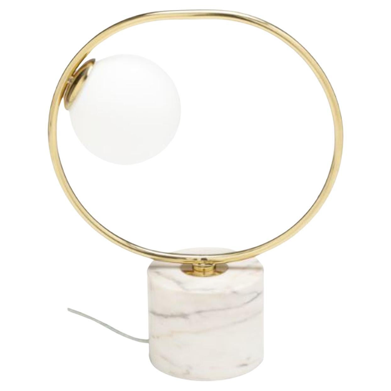Brass Base Opaline Table Lamp by Kate Spade For Sale at 1stDibs