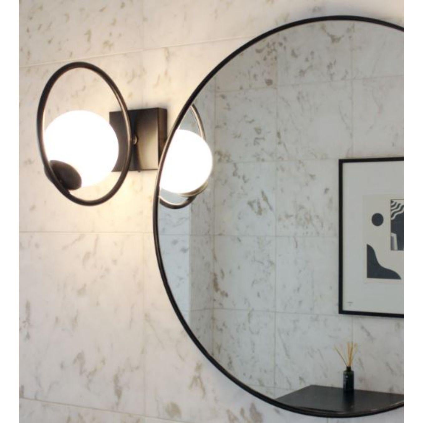 Contemporary Brass Loop Wall Lamp by Dooq For Sale