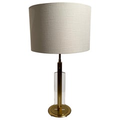 Lampada da tavolo Skyscrapper in lucite d'ottone - Deknudt