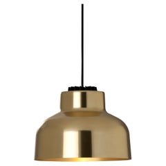 Lampe pendante M64 en laiton de Miguel Milá