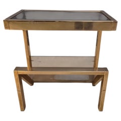 Brass Magazine Rack by Belgochrom, 1970s