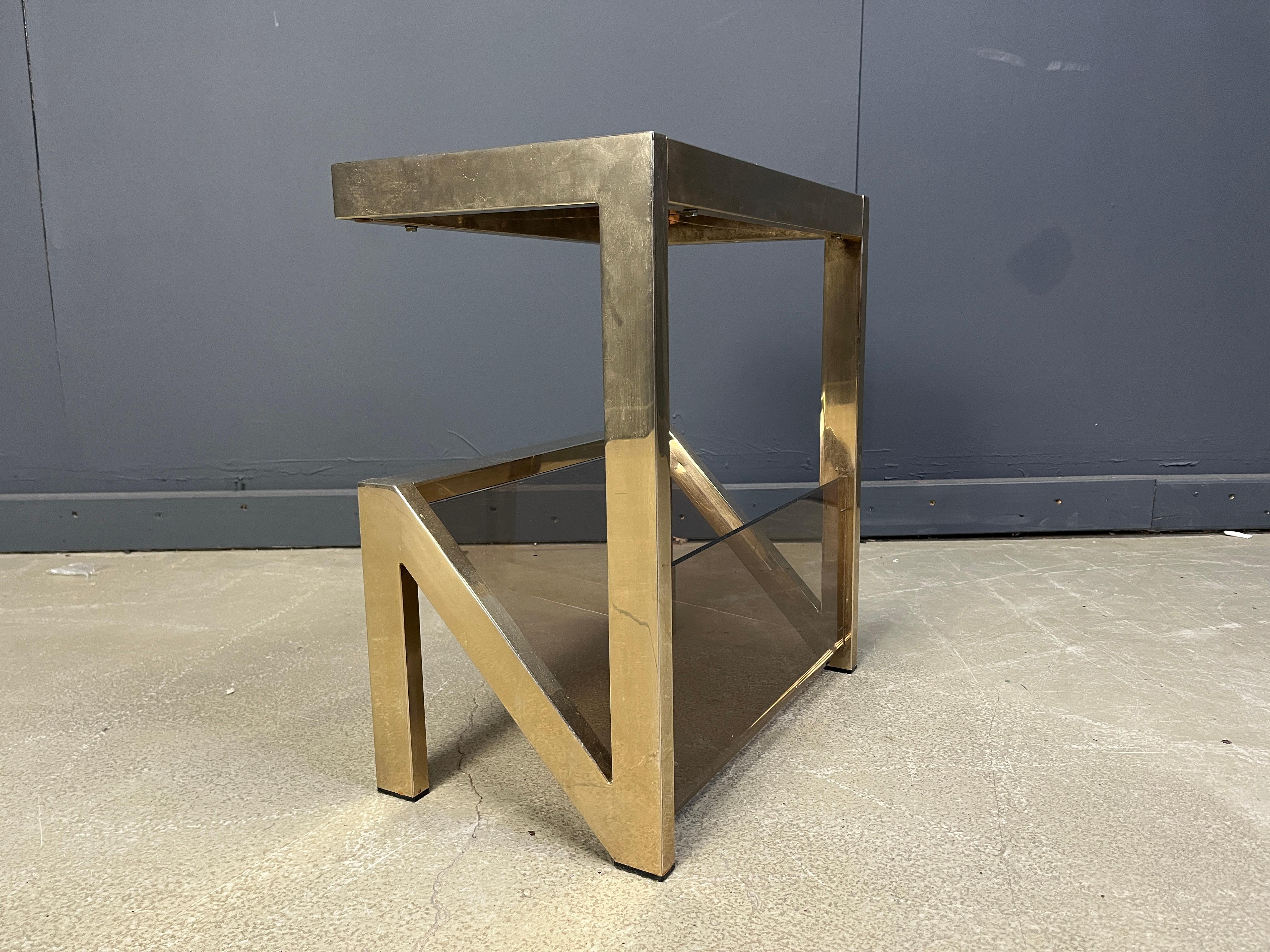 Placcato oro Portariviste in ottone di Belgochrom, anni '70 in vendita