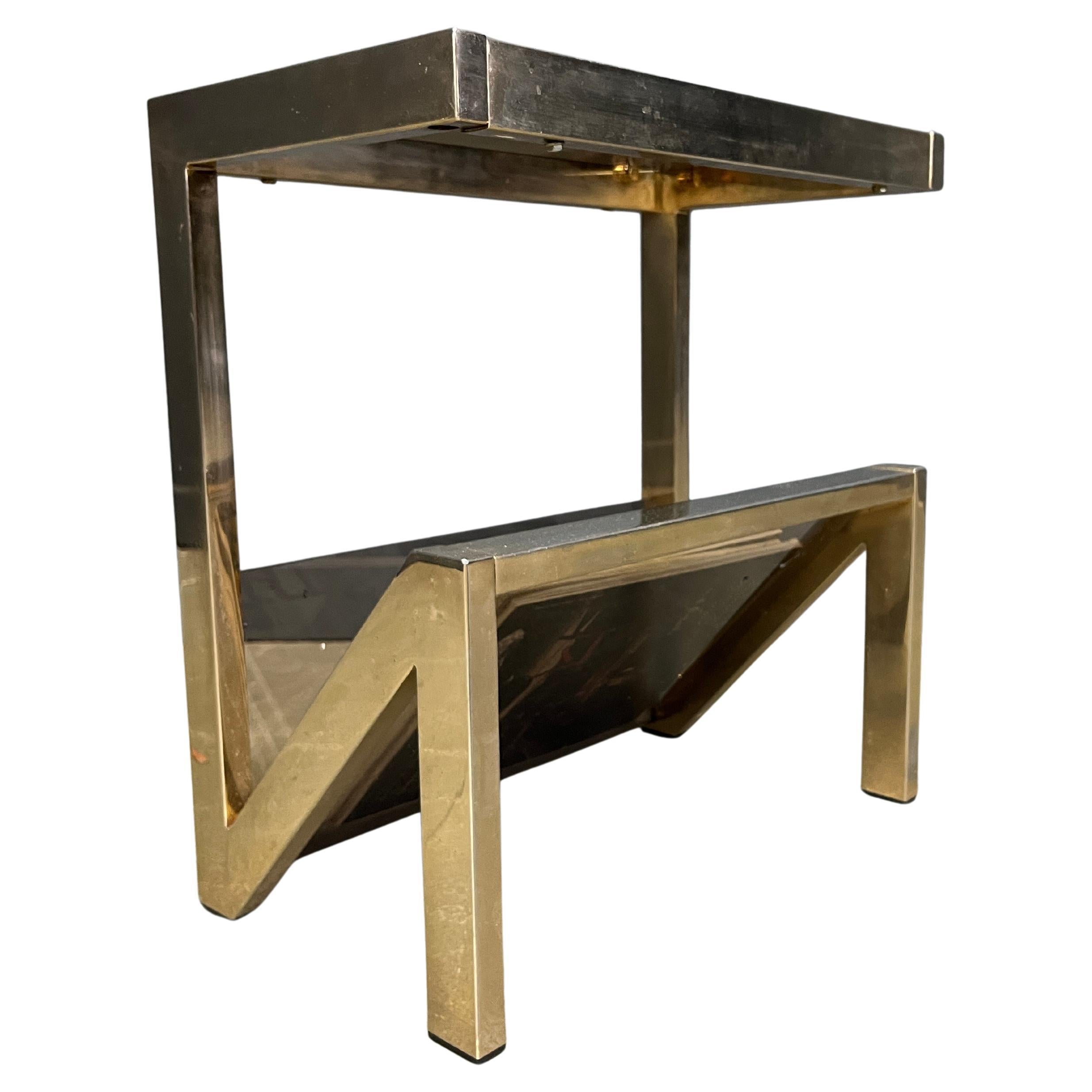 Porte-revues en laiton par Belgochrom, 1970