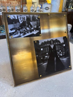 Brass Magnetic Photo Frame with Decorative Studs