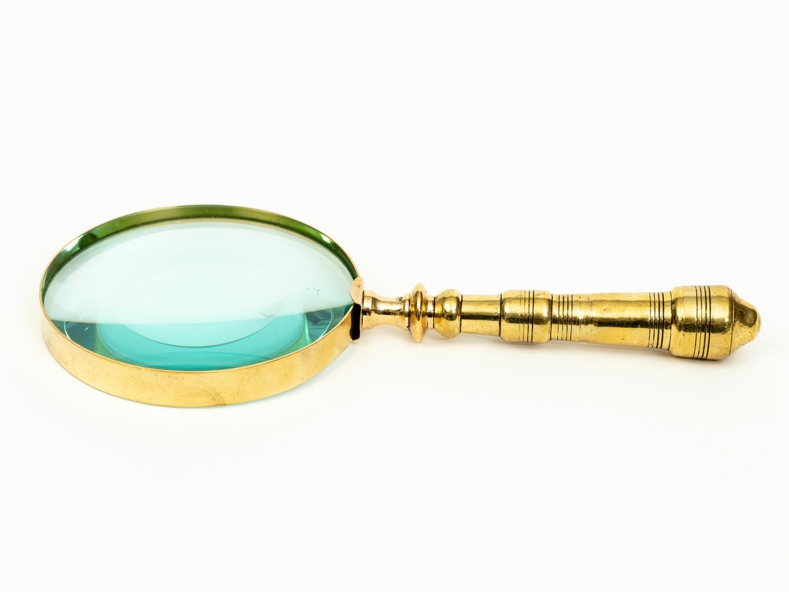 Victorian Brass Magnifying Glass