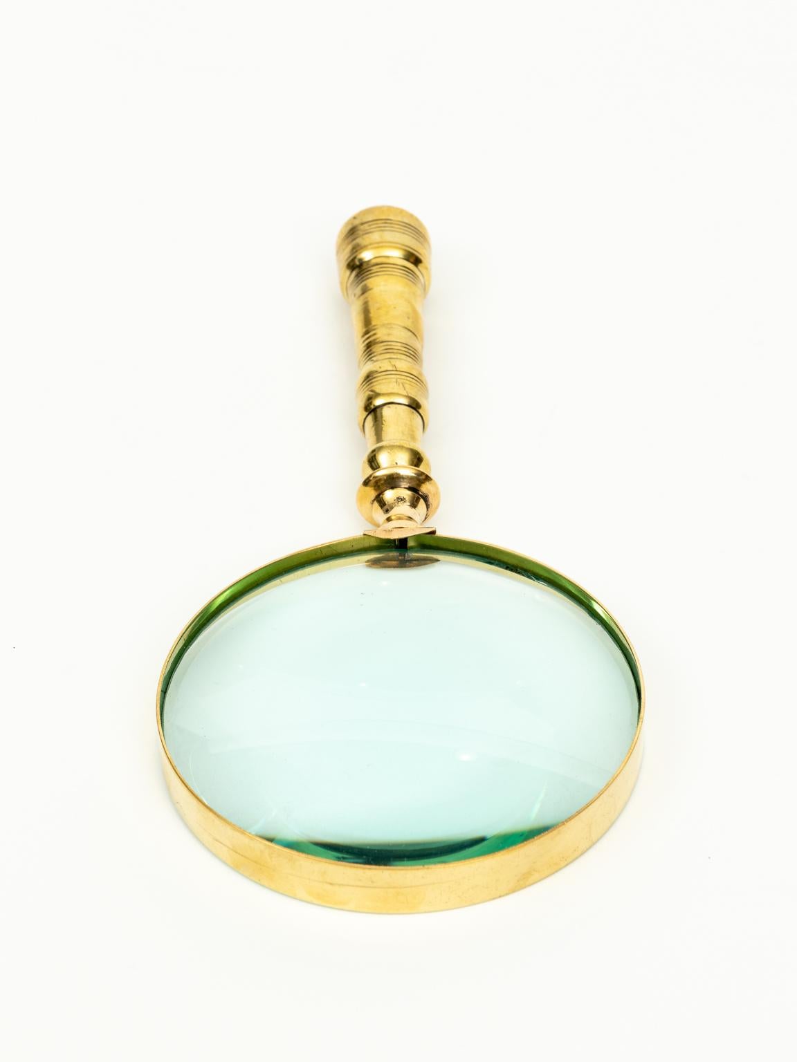 English Brass Magnifying Glass