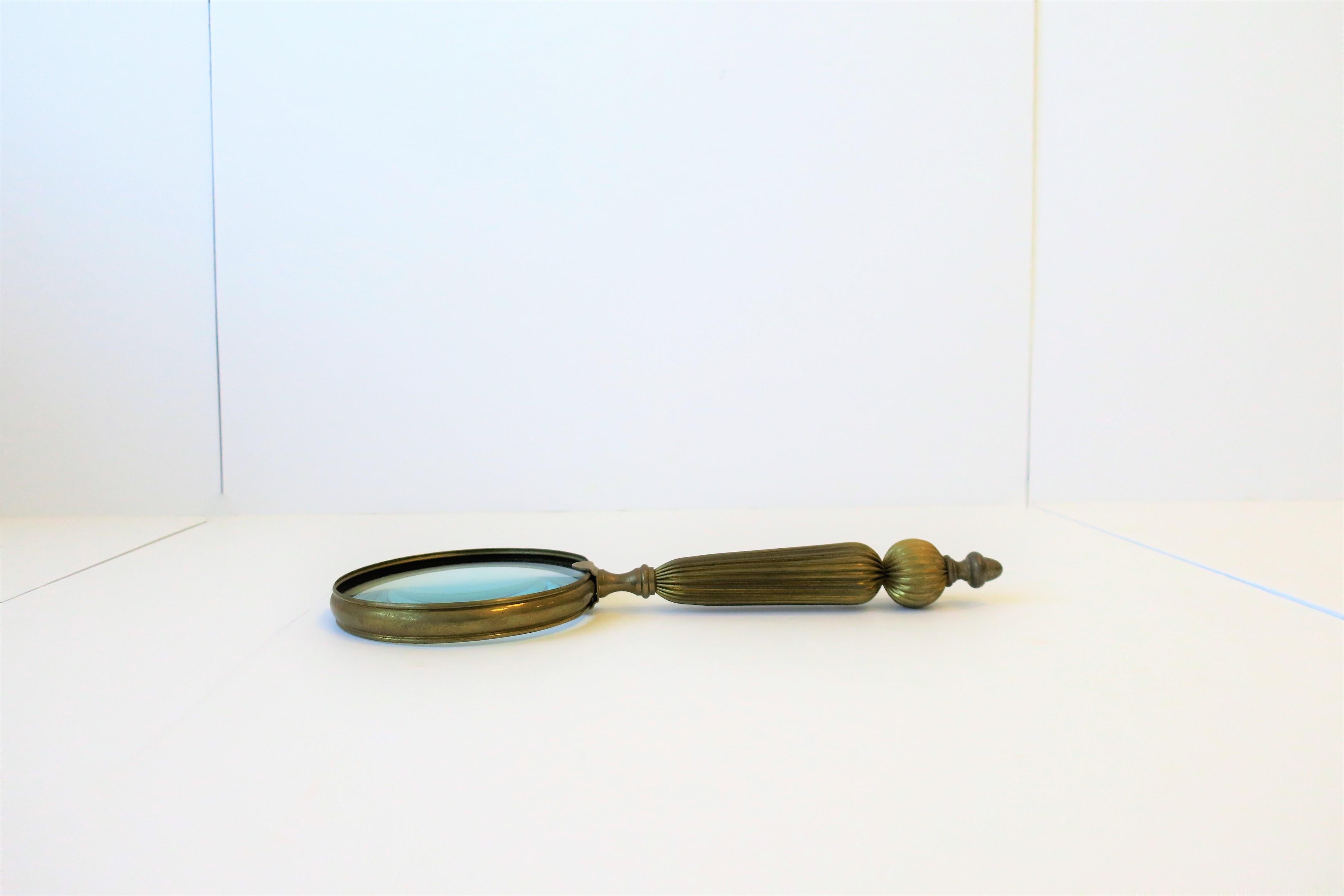 Brass Magnifying Glass 1