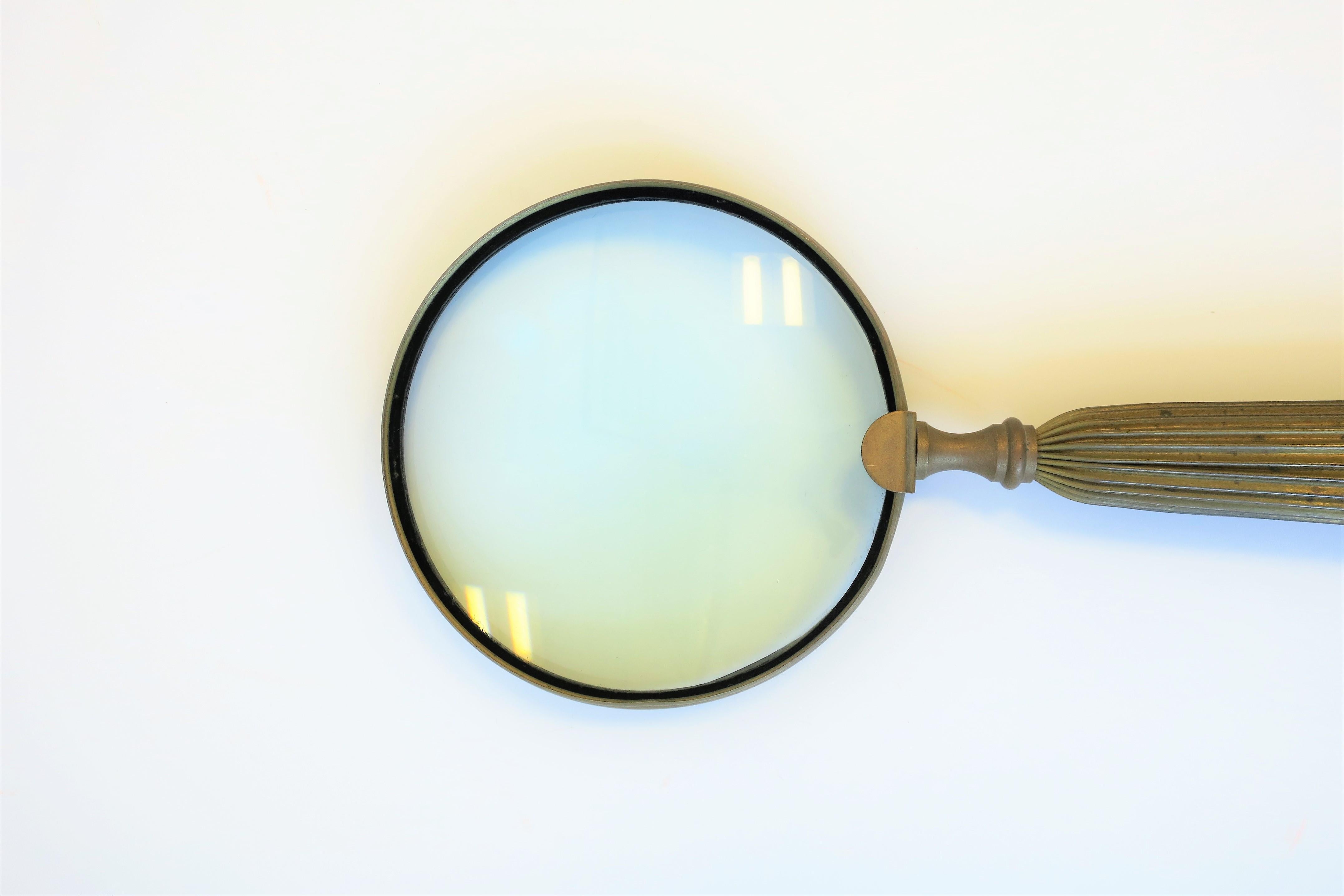 Brass Magnifying Glass 2