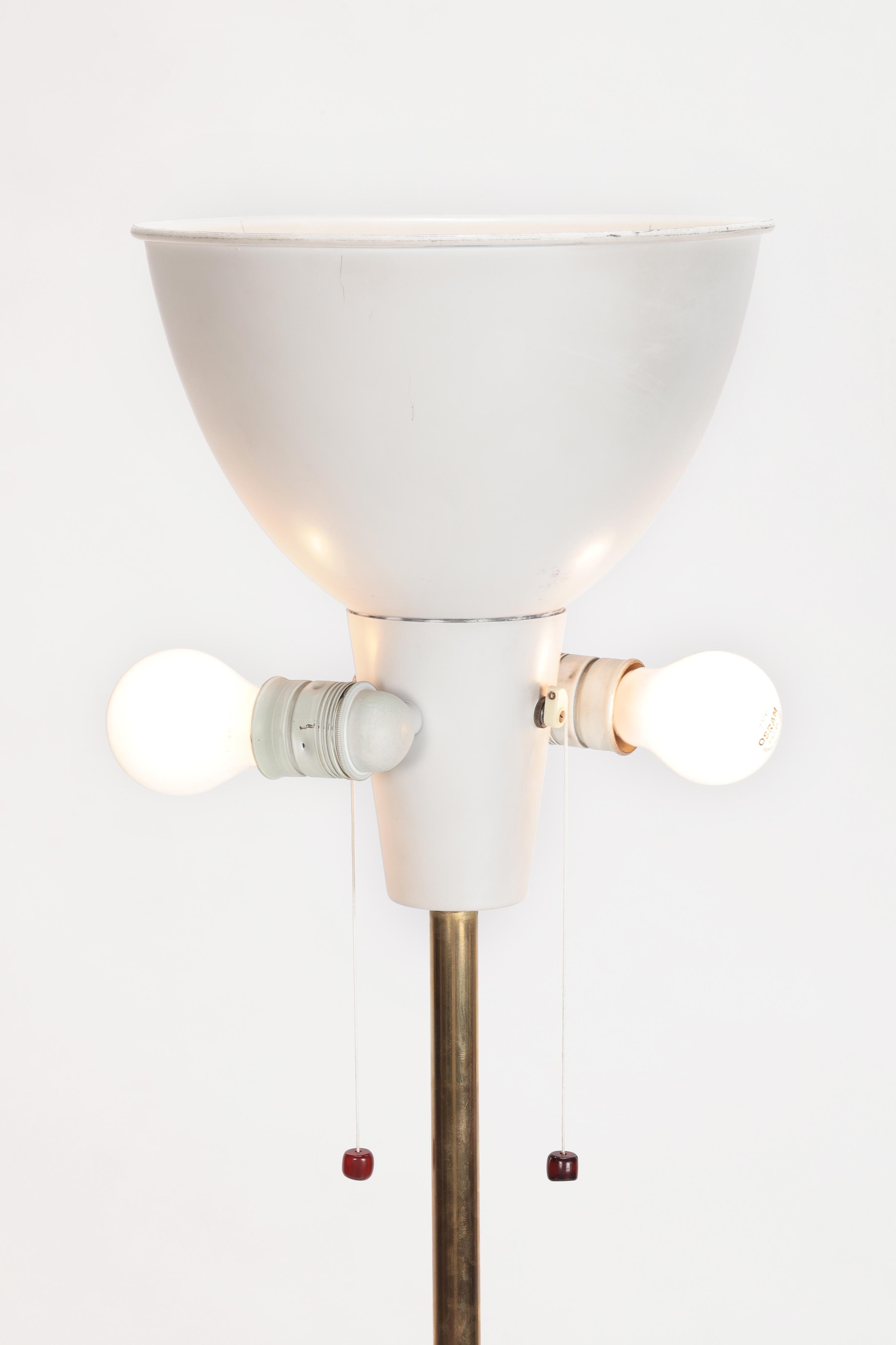 Brass Mégal Floor Lamp, 1960s For Sale 5