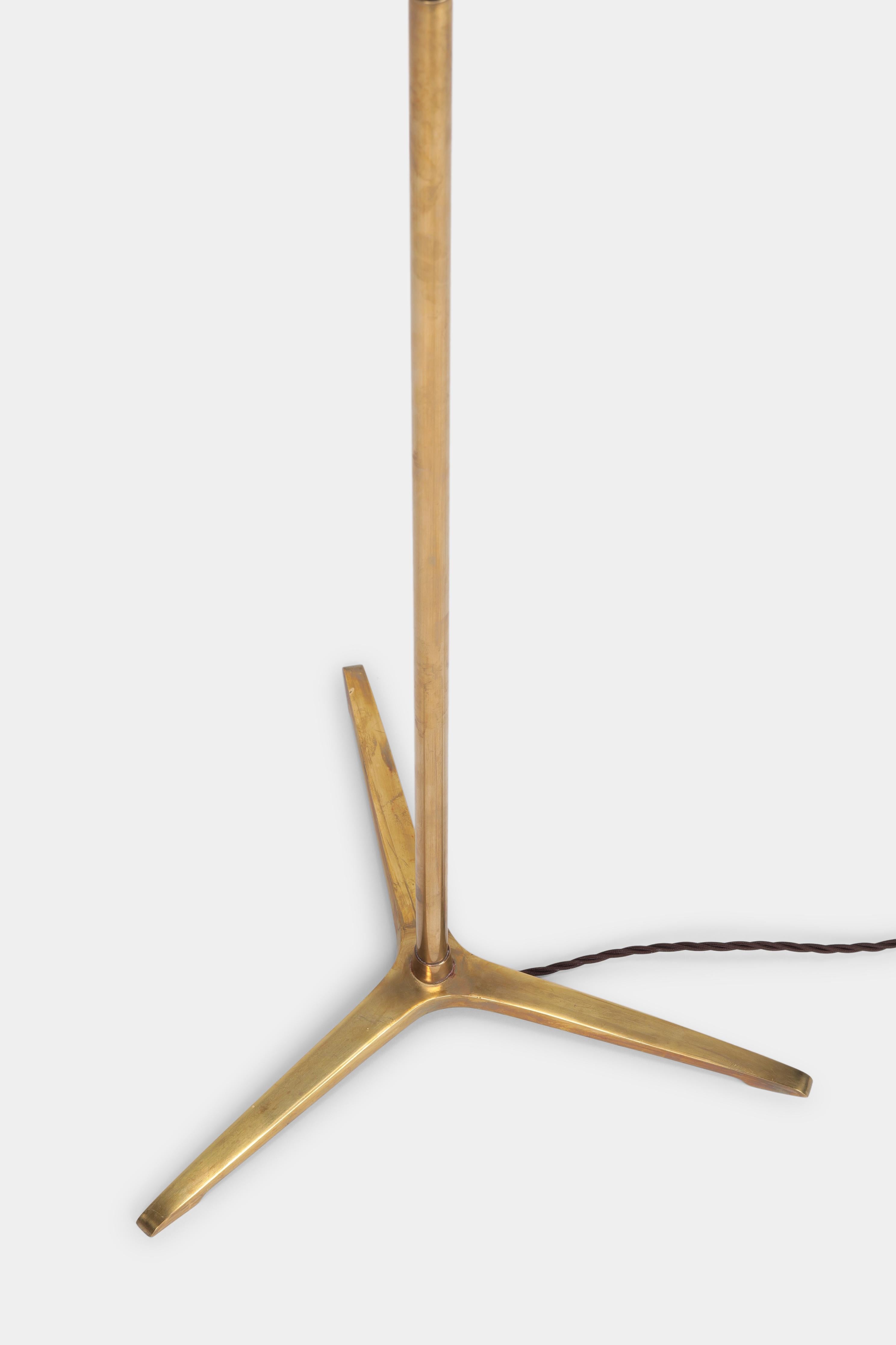 Brass Mégal Floor Lamp, 1960s For Sale 2
