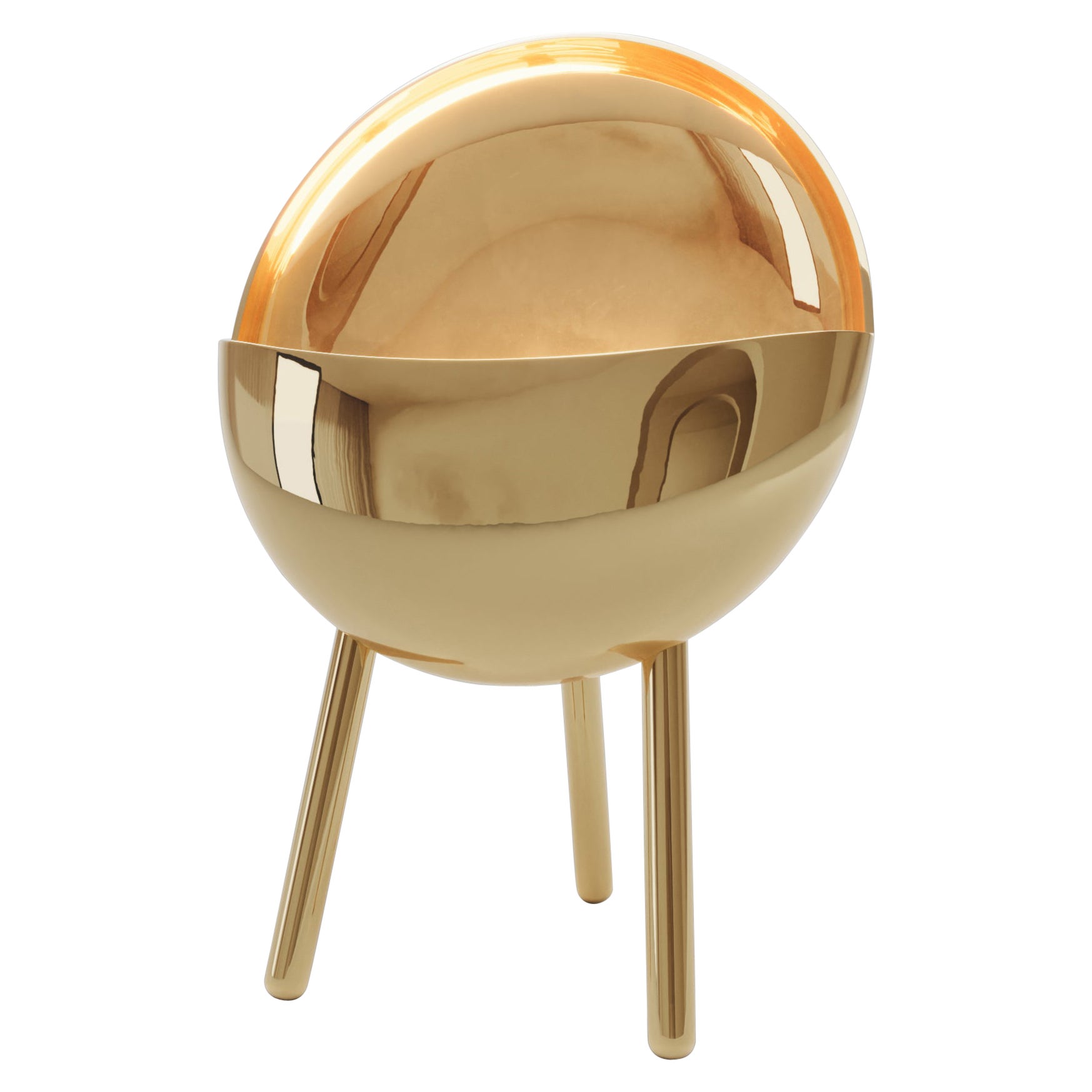 Brass Meia Lua Table Lamp by Studio Orth