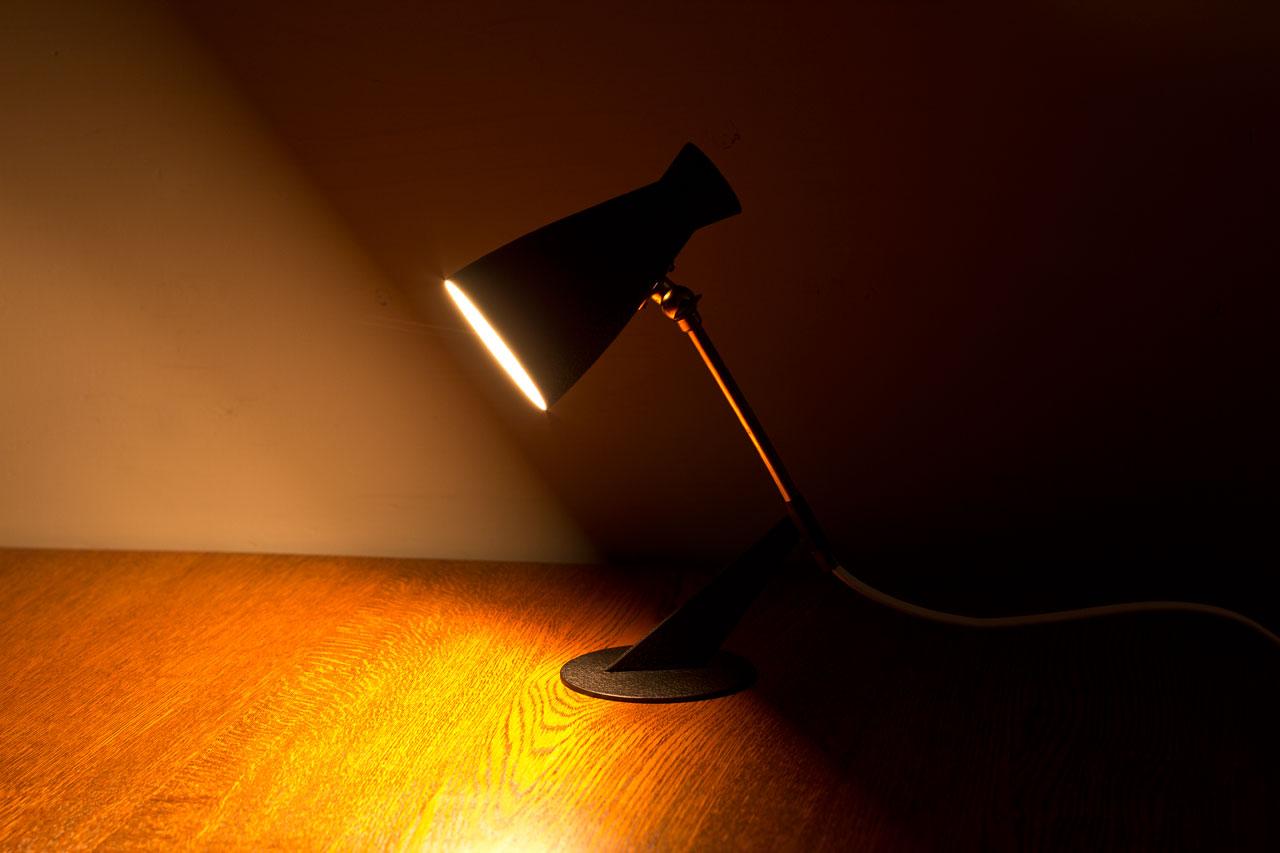 Brass & Metal 1950s Table/ Desk Lamp 1