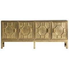 brass sideboard Brass Metal Sideboard