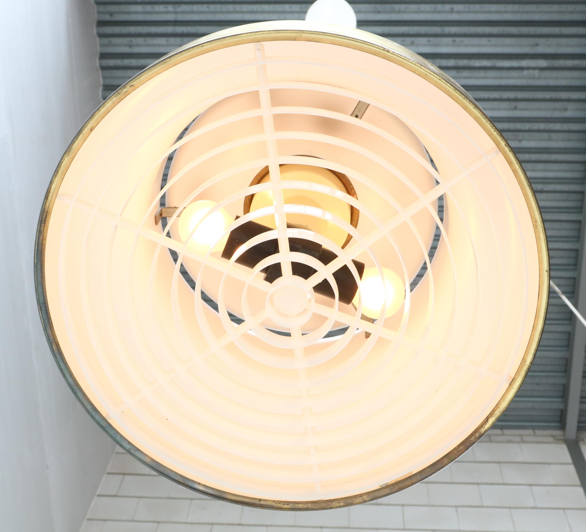 Milieu du XXe siècle Lampe à suspension bumling en laiton du milieu du siècle dernier d'Anders Pehrson pour Ateljé Lyktan en vente