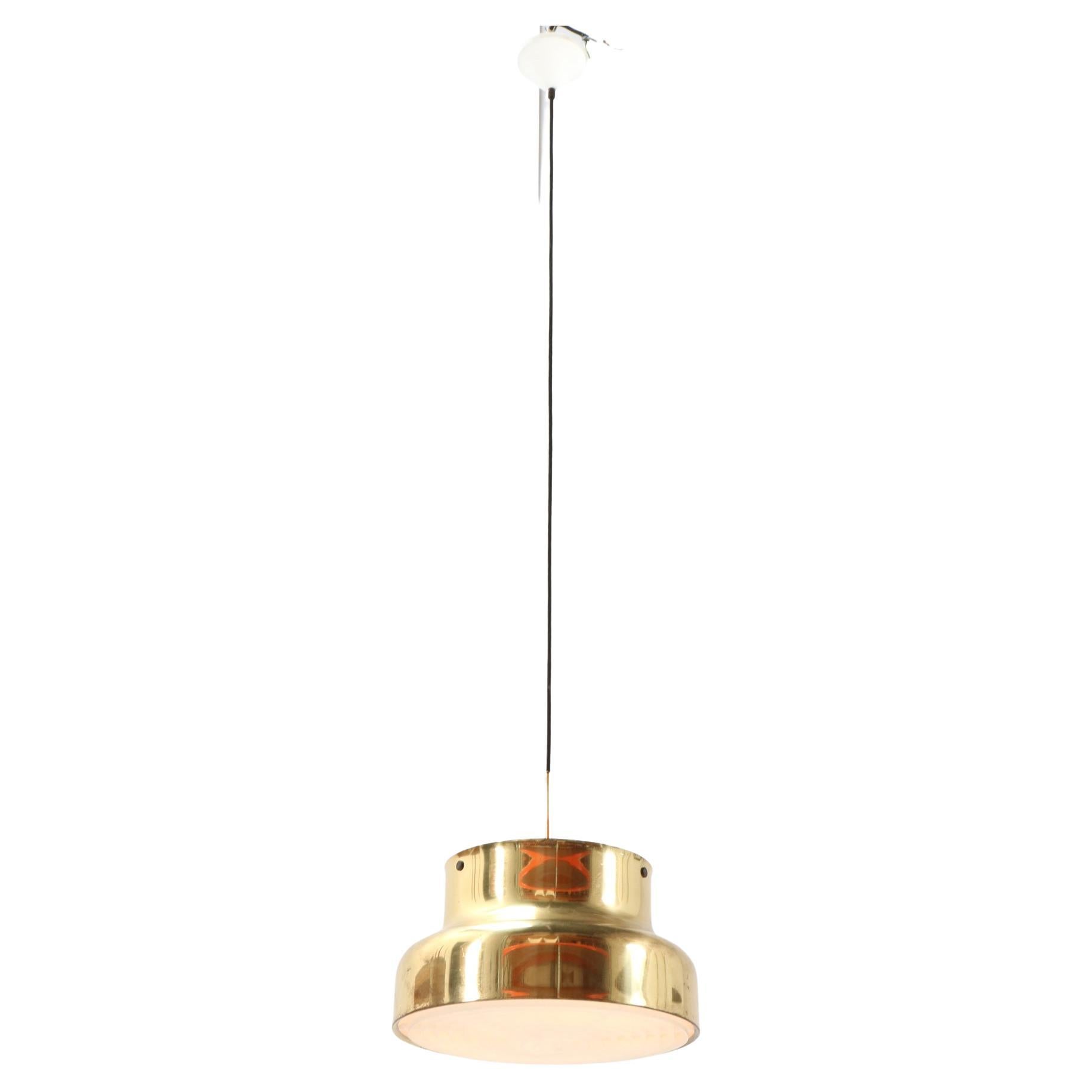Brass Mid-Century Bumling Pendant Light by Anders Pehrson for Ateljé Lyktan