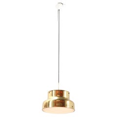 Retro Brass Mid-Century Bumling Pendant Light by Anders Pehrson for Ateljé Lyktan