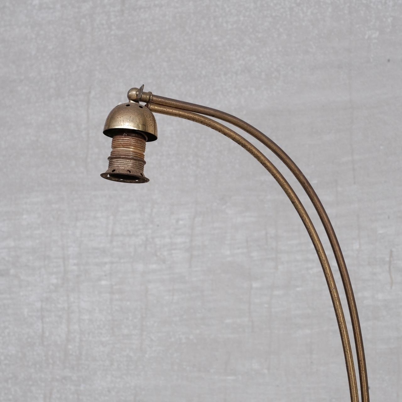 Mid-20th Century Brass Mid-Century French Floor Light For Sale