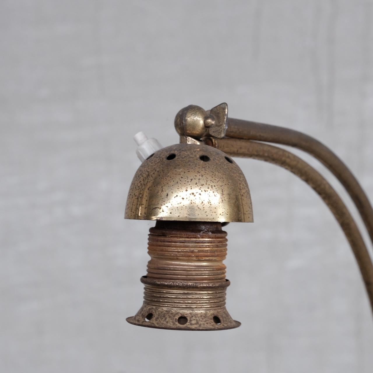 Brass Mid-Century French Floor Light For Sale 1