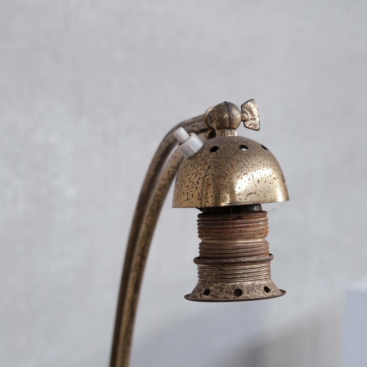 Brass Mid-Century French Floor Light For Sale 2