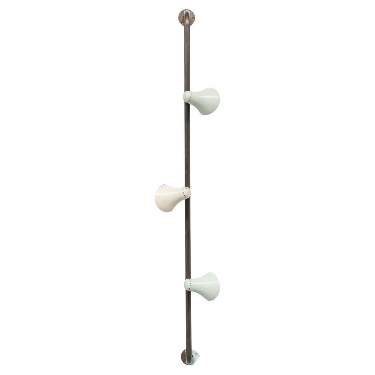 Brass Mid-Century Italian Adjustable Wall Lights