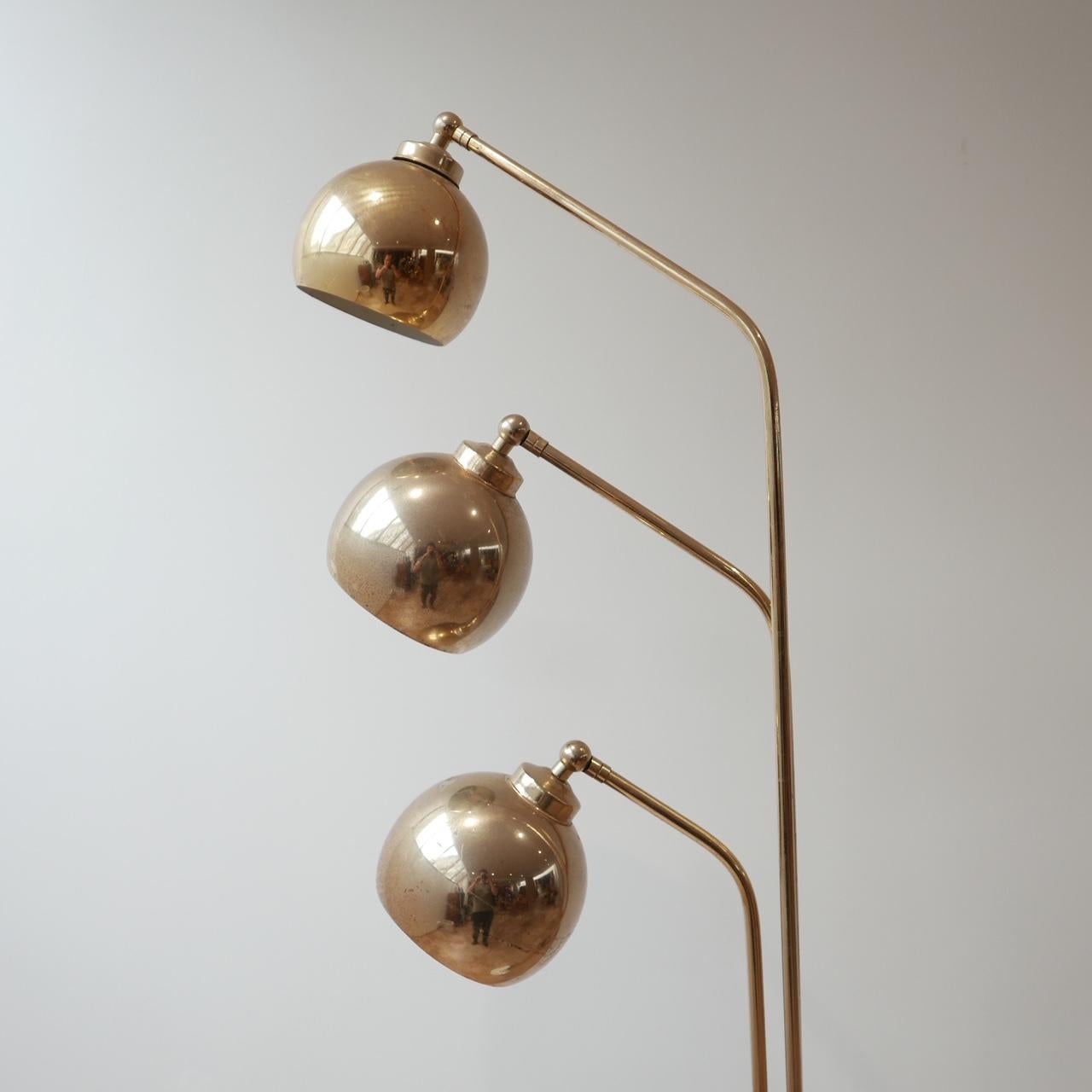 Brass Midcentury Italian Floor Lamp 5