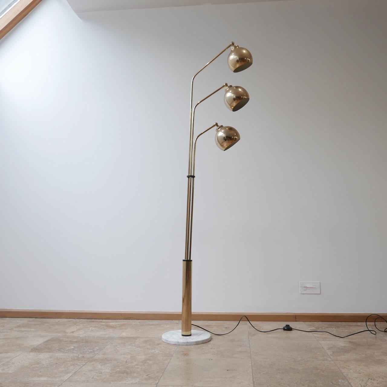Brass Midcentury Italian Floor Lamp 8