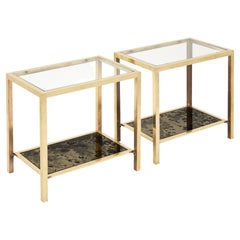 Brass Mid-Century Side Tables