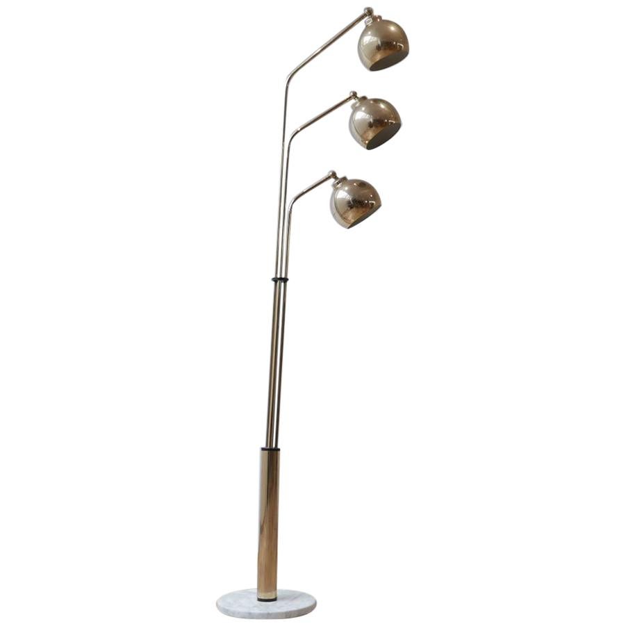 Brass Midcentury Italian Floor Lamp