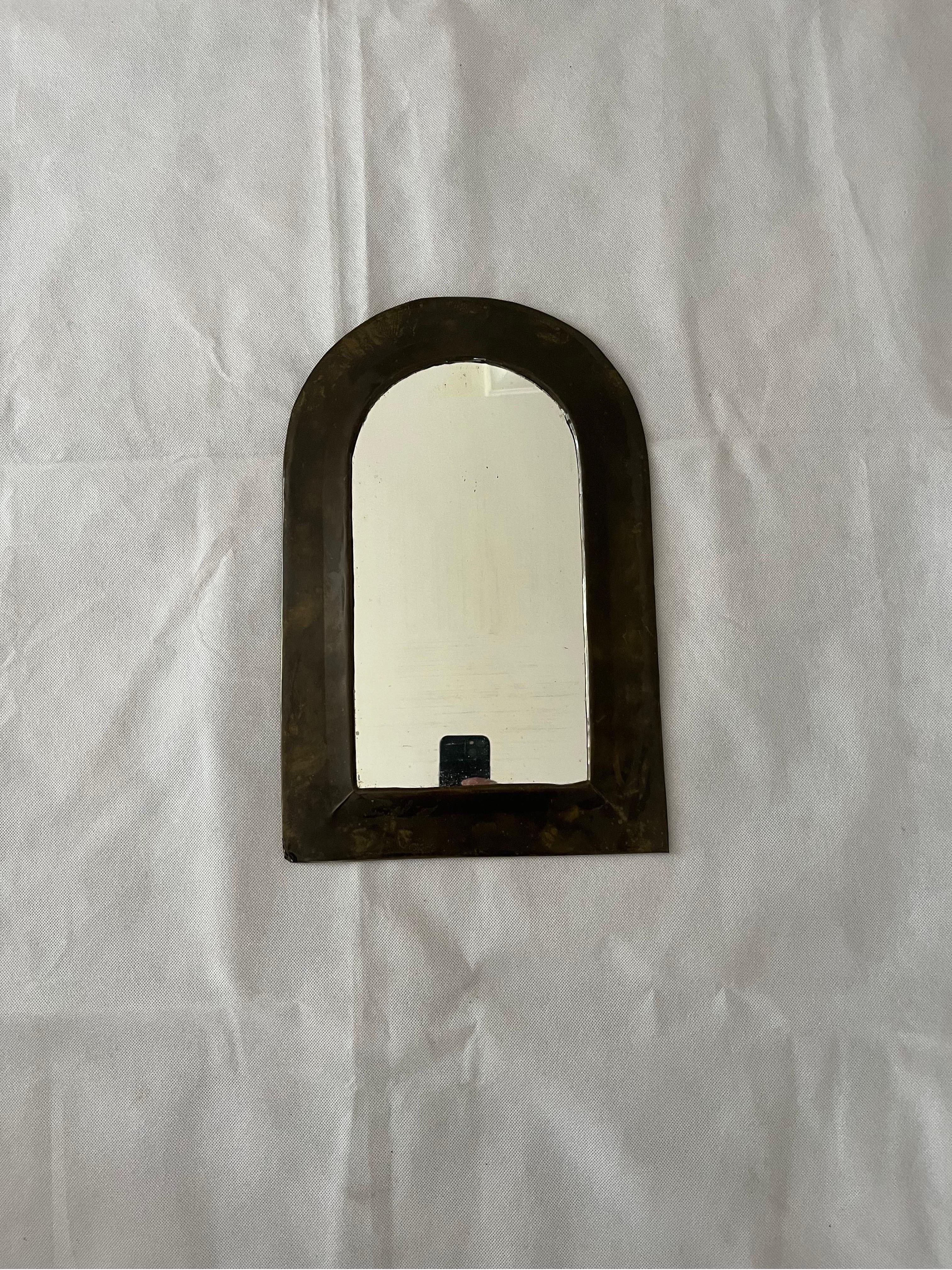 Brass Mirror 1940s -Antiques For Sale 6
