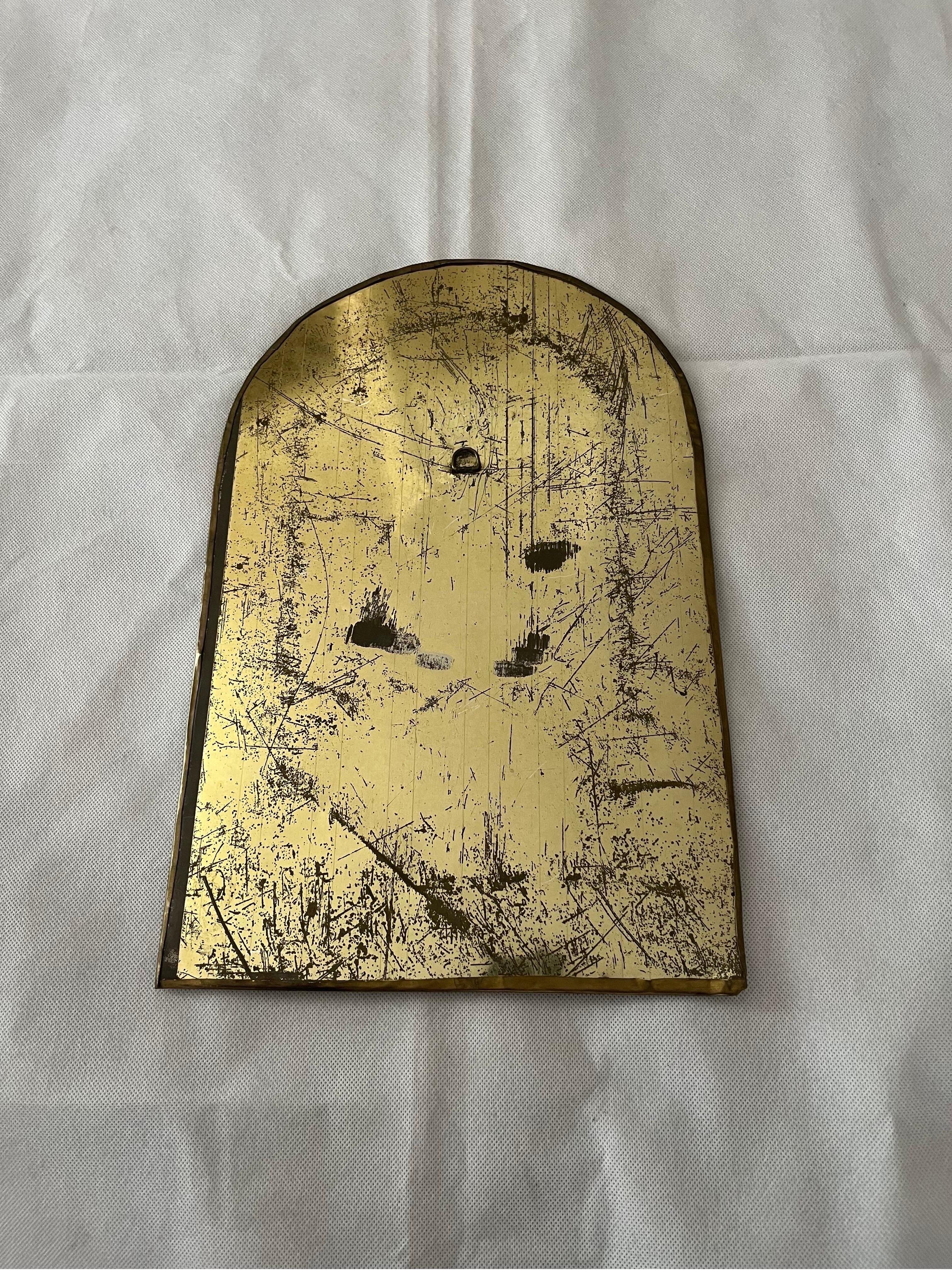 Brass Mirror 1940s -Antiques In Good Condition For Sale In Foggia, FG