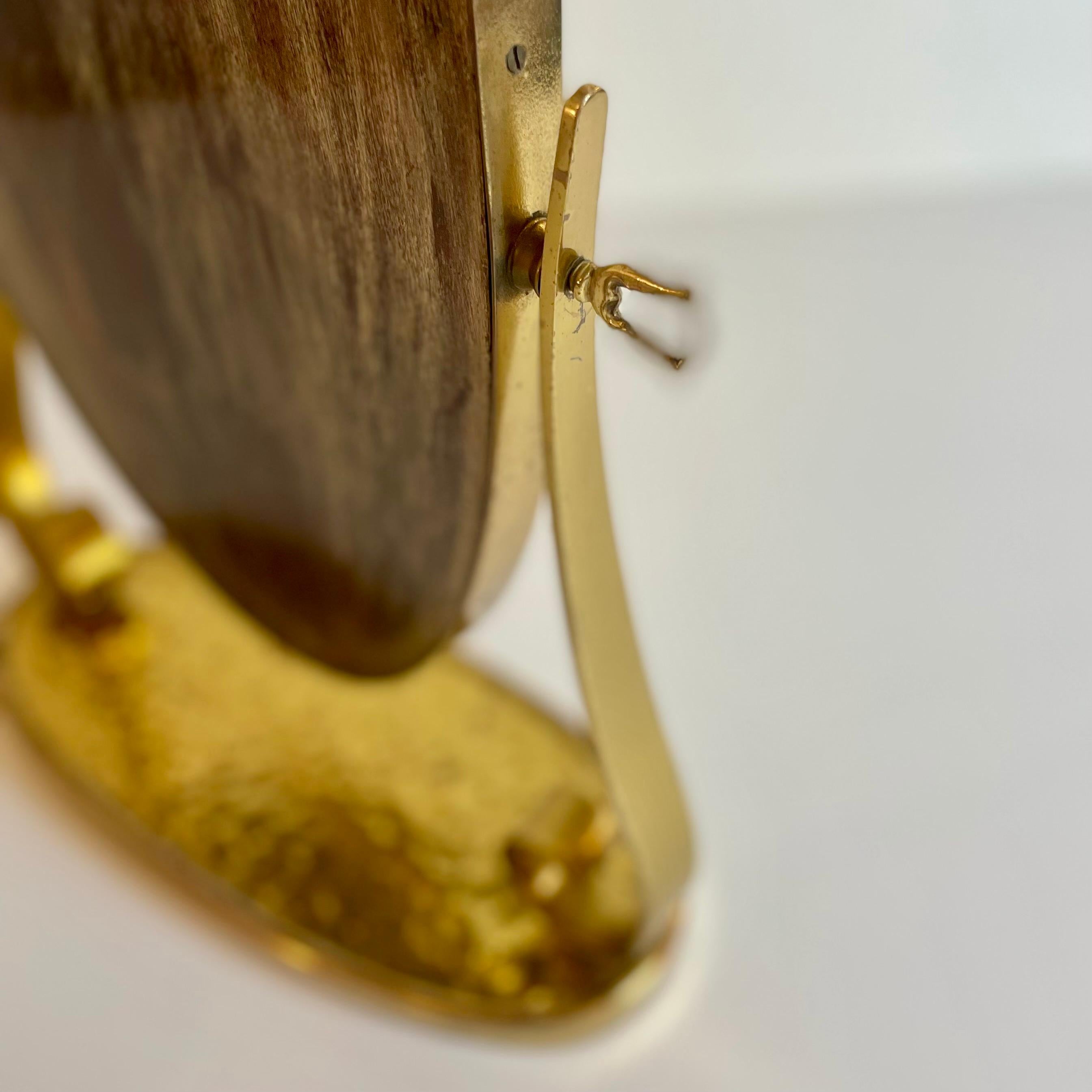 Espejo de latón al estilo de Gio Ponti, años 40 en venta 2