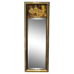 Brass Mirror by Bernhard Rohne for Mastercraft