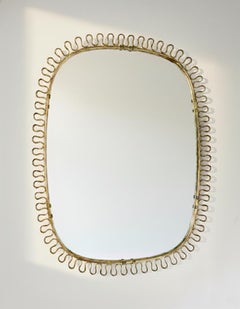 Brass Mirror by Joseph Frank for Svenskt Tenn 1950s
