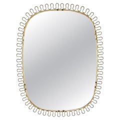 Brass Mirror by Joseph Frank for Svenskt Tenn 1950s