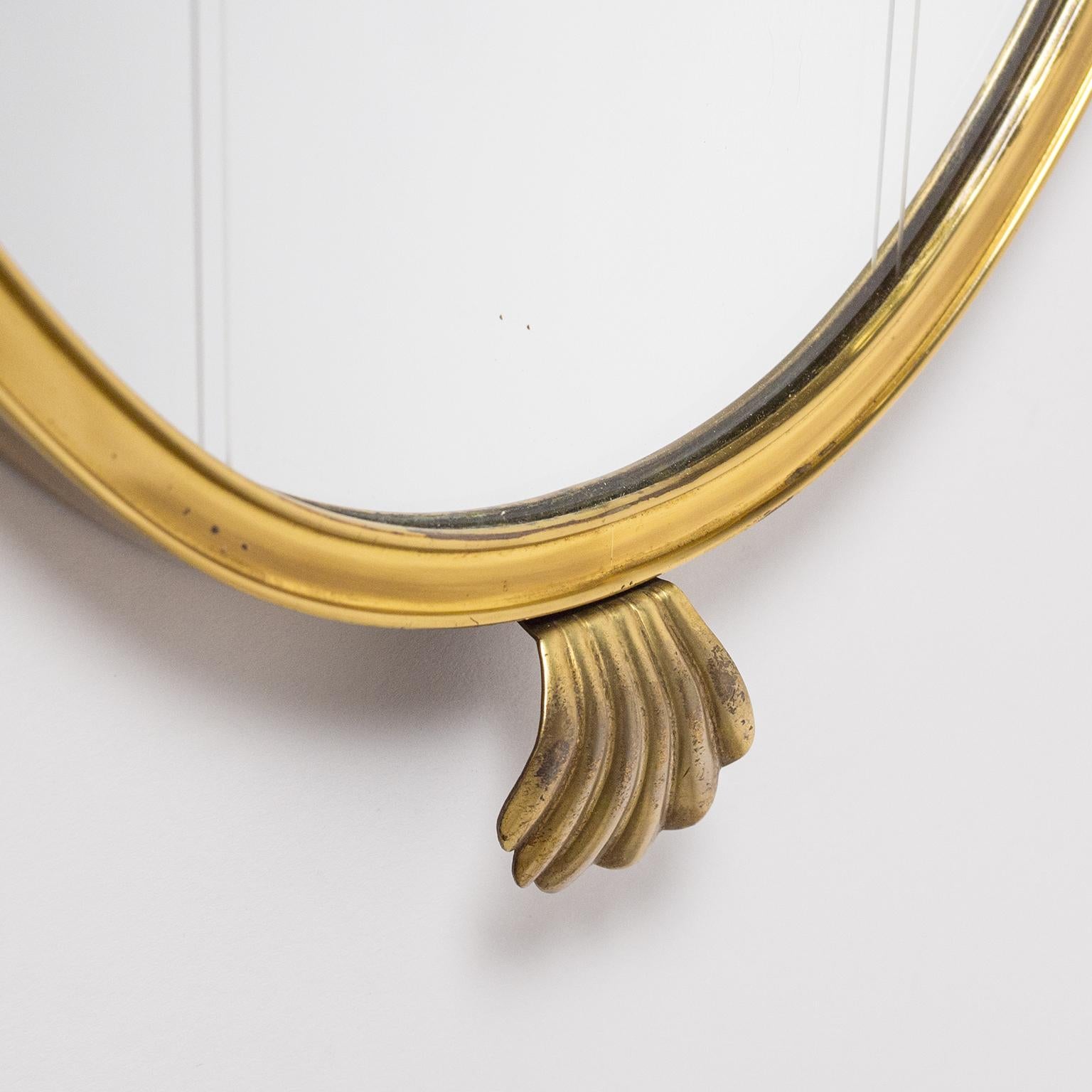 Brass Mirror, circa 1950 4