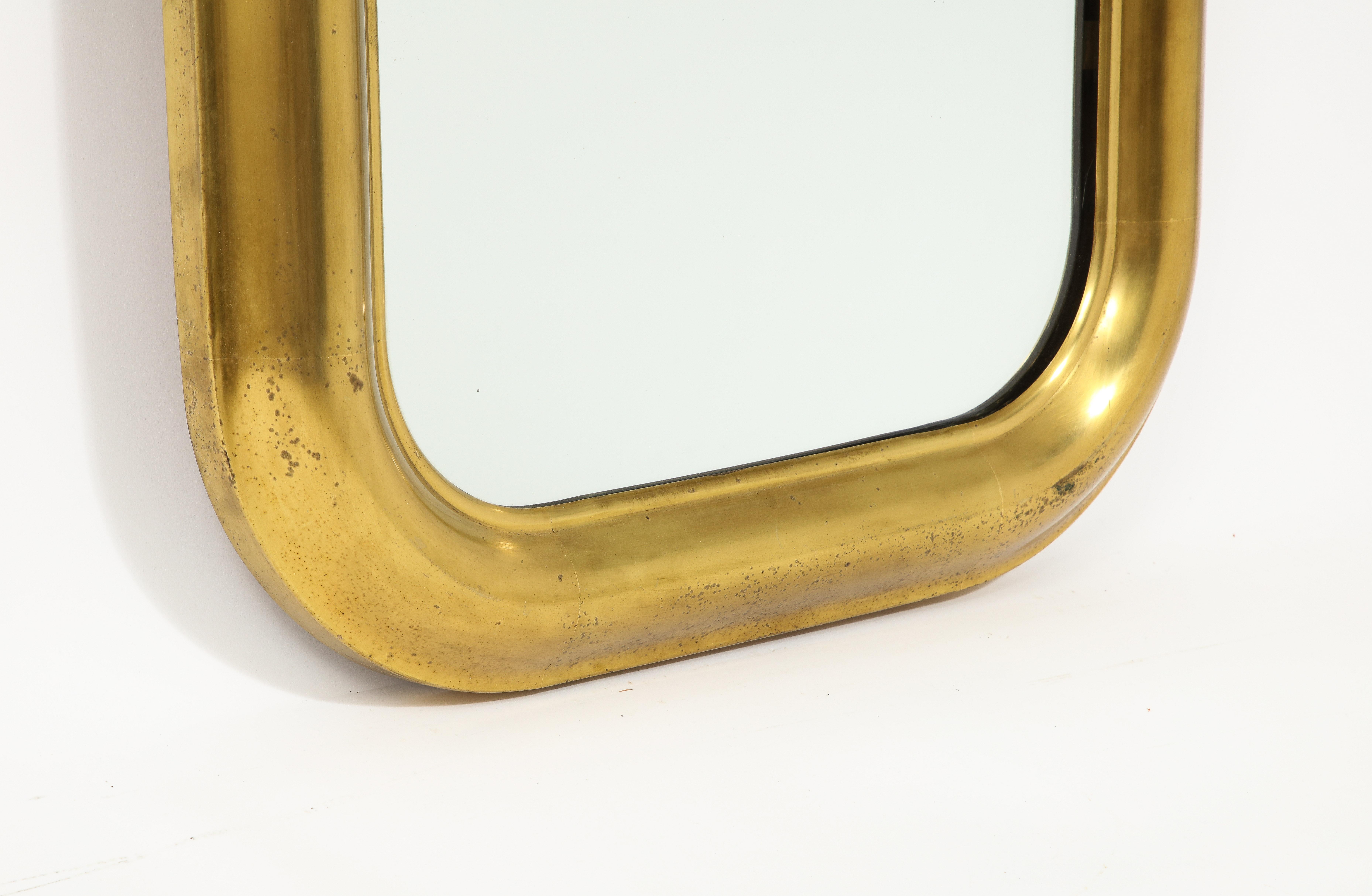 Brass Mirror, France 1960's For Sale 8