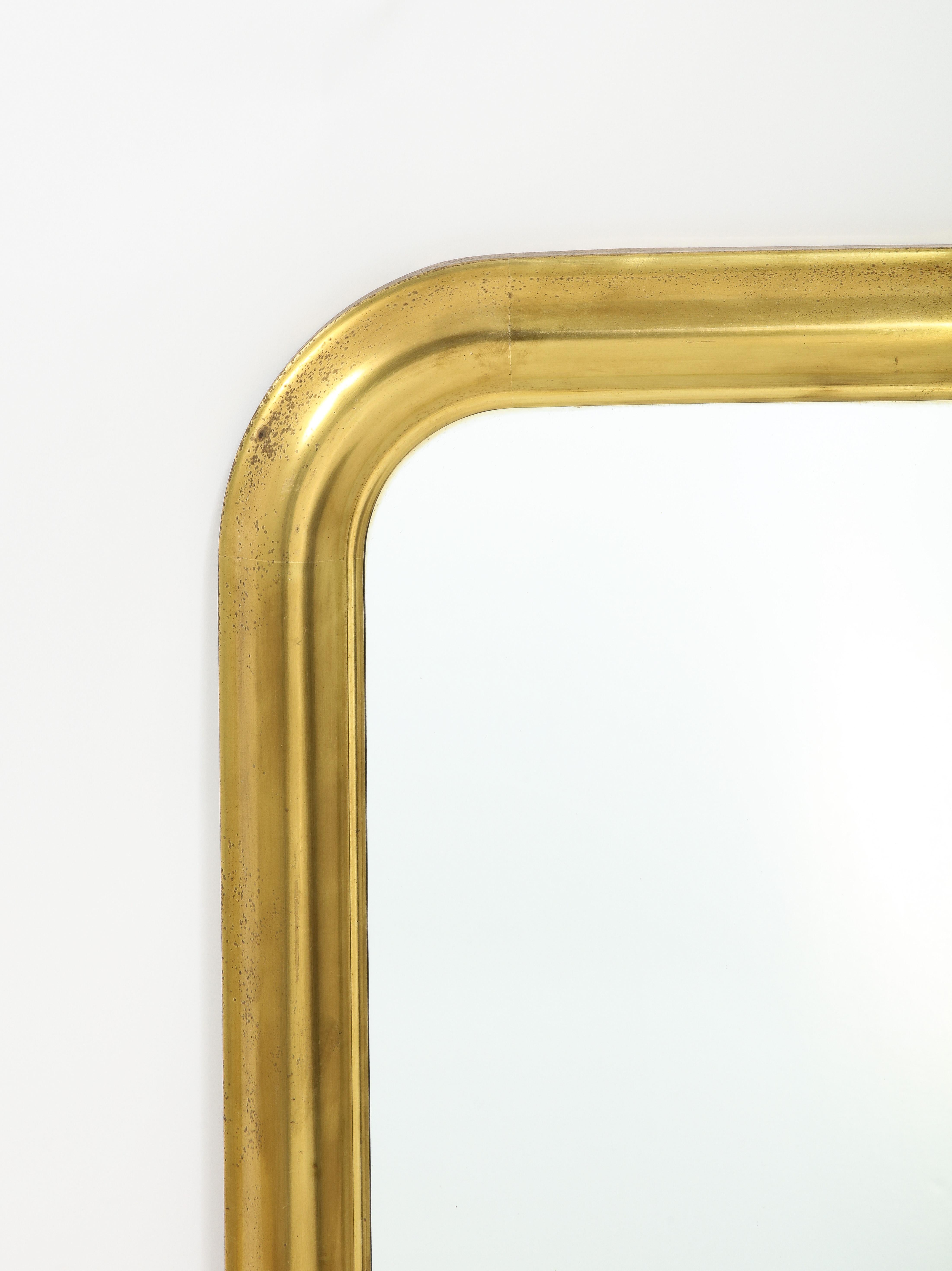 Brass Mirror, France 1960's For Sale 1