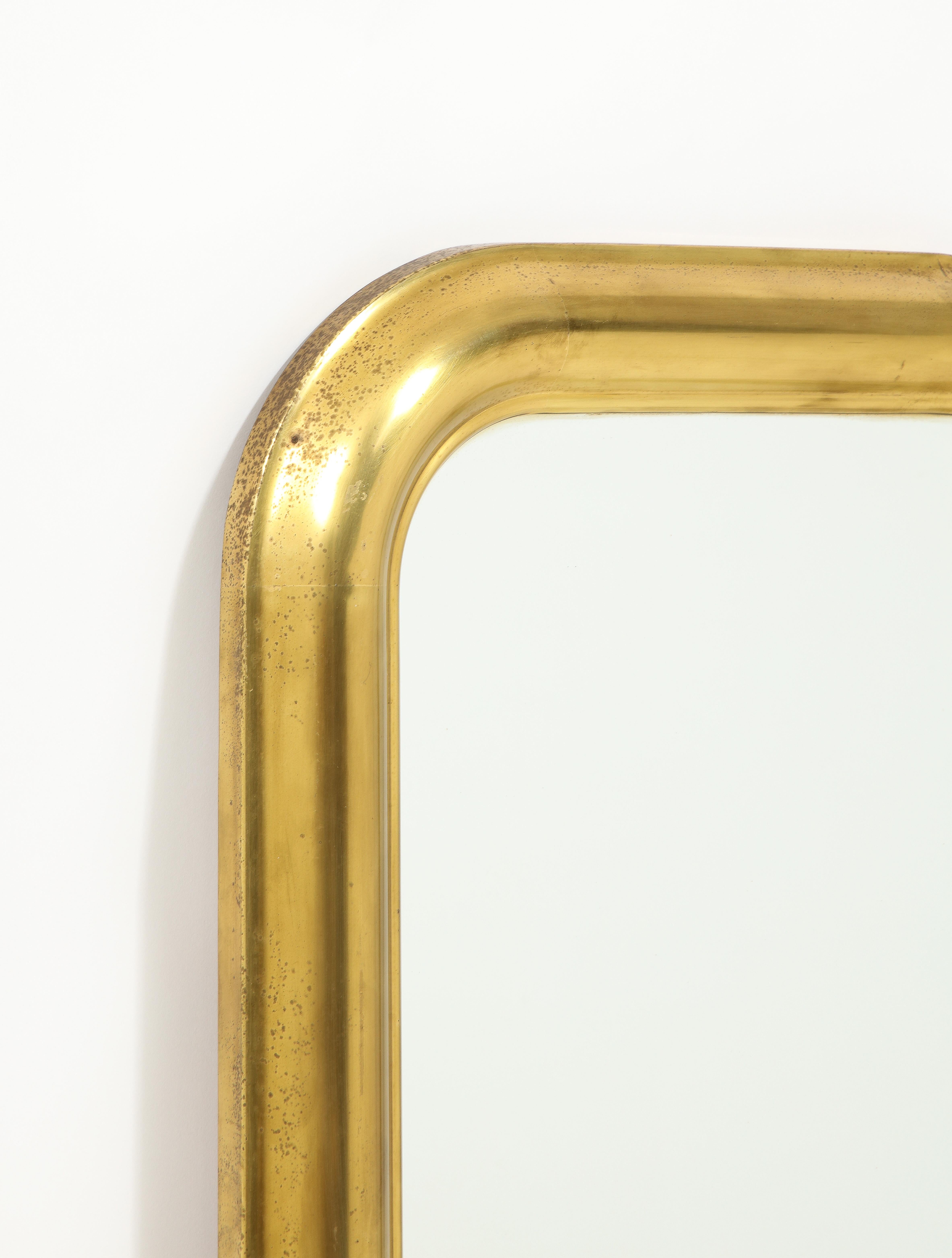 Brass Mirror, France 1960's For Sale 5