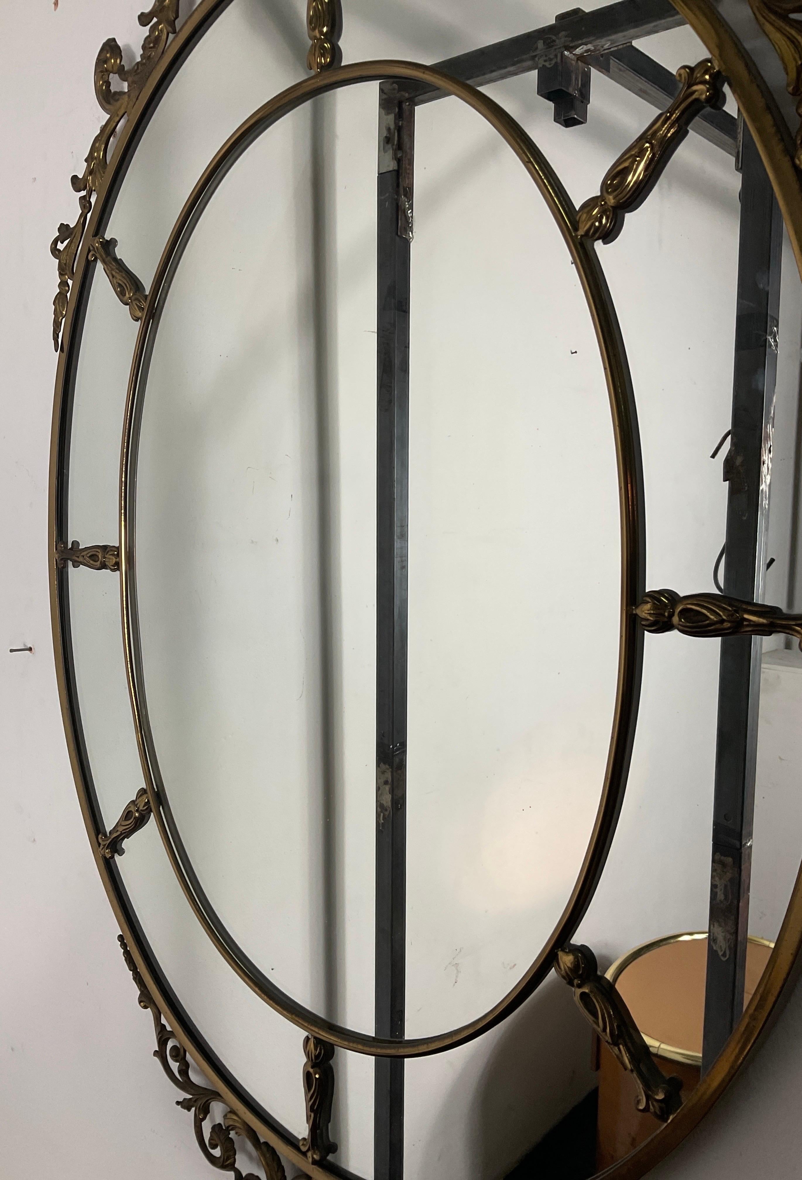 Brass mirror from the 60s style Gio Ponti 10