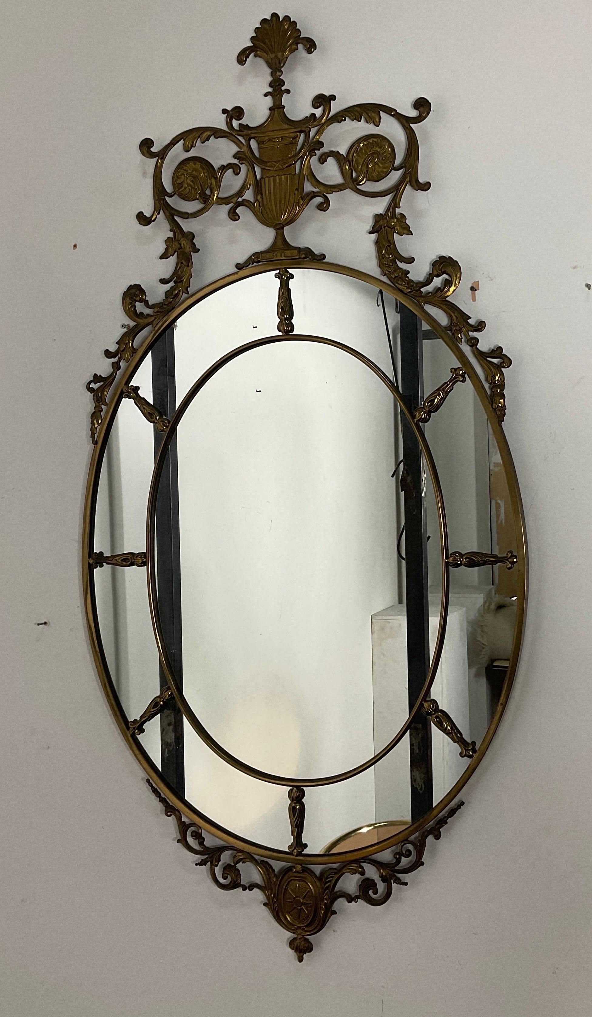Brass mirror from the 60s style Gio Ponti 1