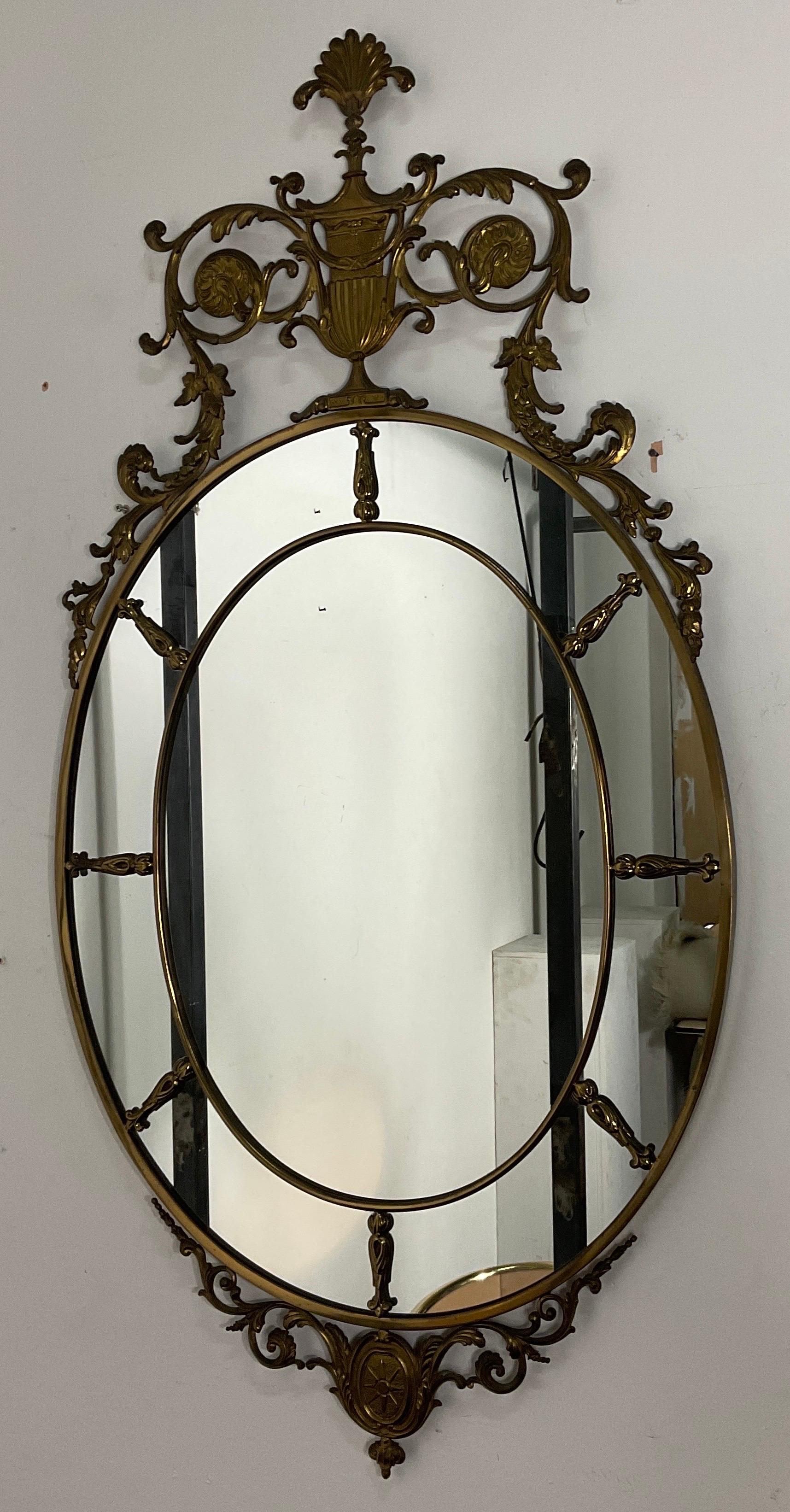 Brass mirror from the 60s style Gio Ponti 2