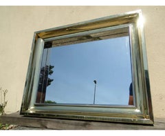 Brass Mirror Mid Century France