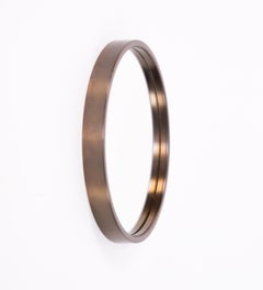 Brass Mirror Model 131, Glasmäster, Markaryd, Sweden, 1960s