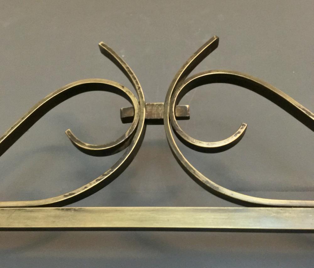 Brass Mirror with Decorative Brass Frame 2