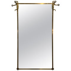 Brass Mirror with Gloryfying Appollos, 1940s