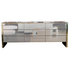 Brass Mirrored Chest of Drawer by Ello Furniture