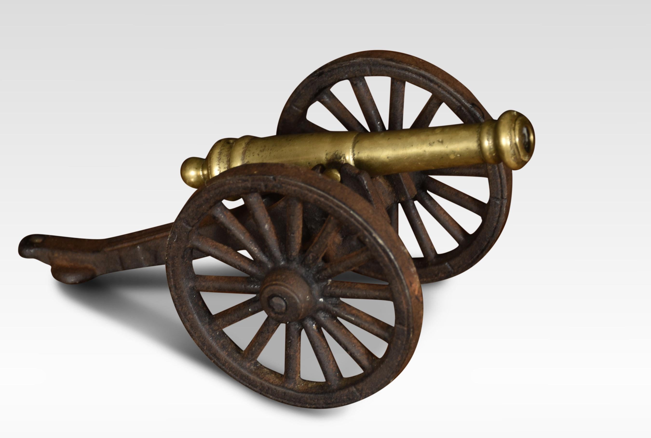 brass signal cannon