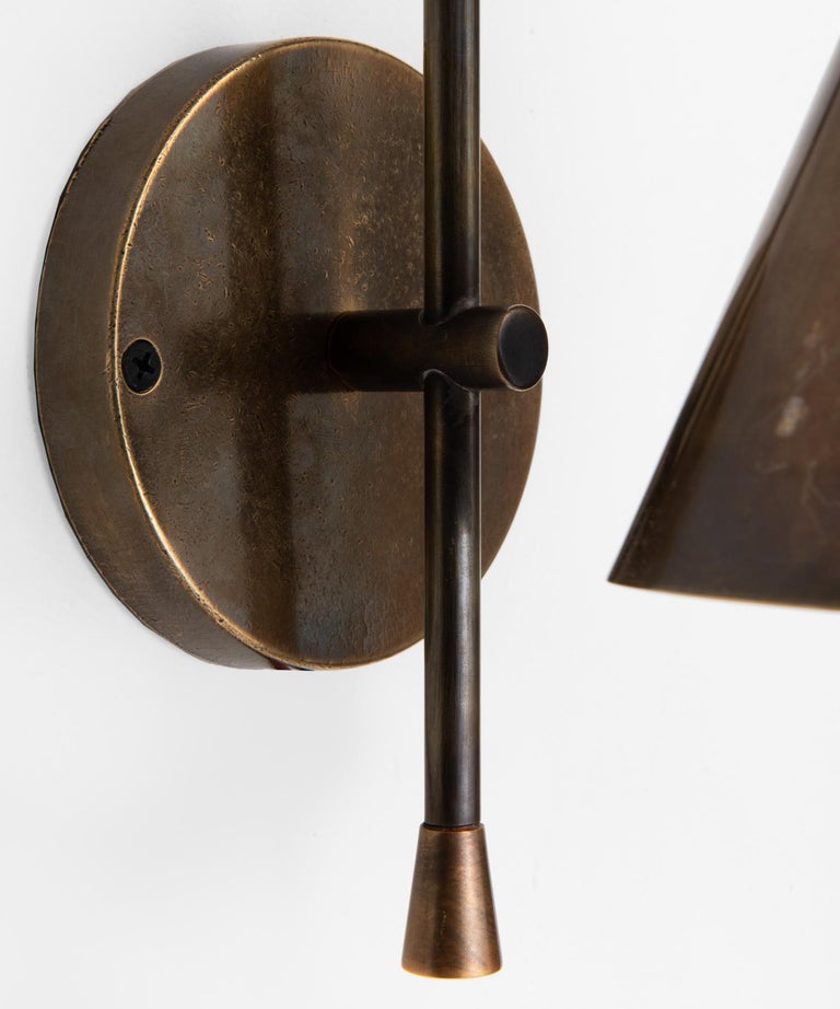 Brass Modern Sconce, Italy, 21st Century In New Condition For Sale In Culver City, CA