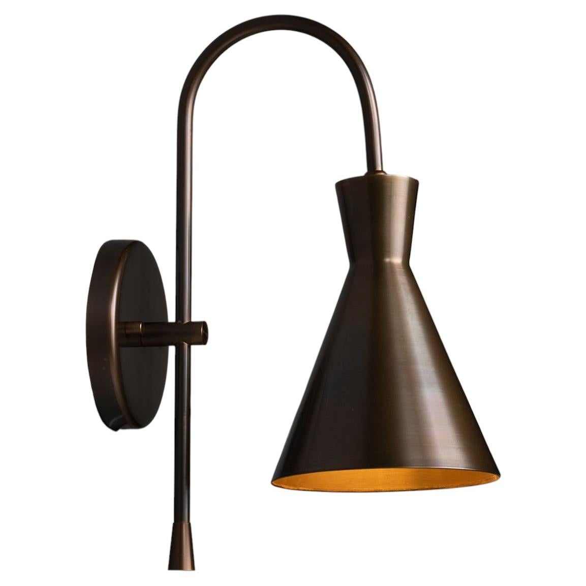 Brass Modern Sconce, Made in Italy