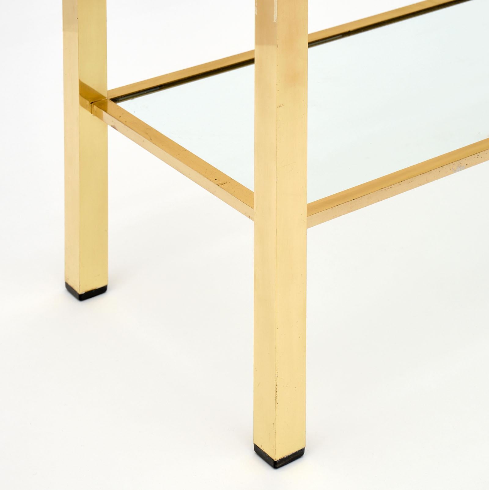 Brass Modernist Console Table 4